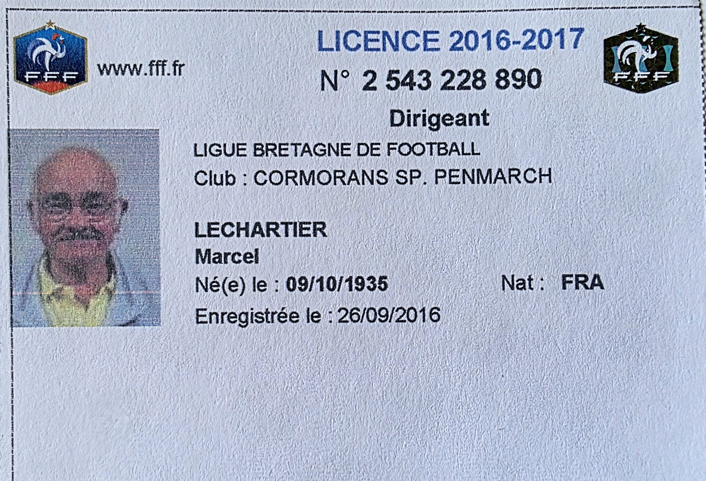 Juin 2026 : Marcel LECHARTIER